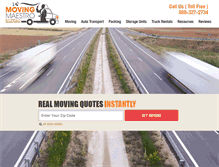 Tablet Screenshot of movingmaestro.com